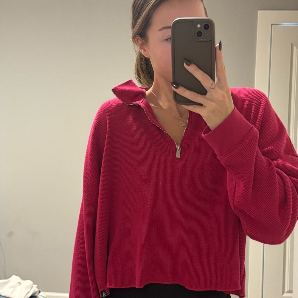Calvin Klein Jeans Vibrant Red Top